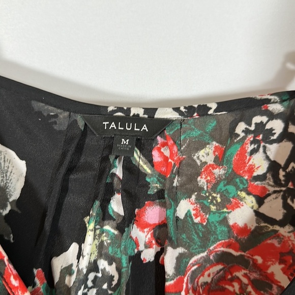 Talula Black Floral Chiffon Tank Top - Picture 9 of 11